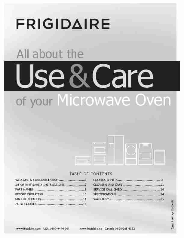 Frigidaire Microwave Oven FFMV162LB-page_pdf